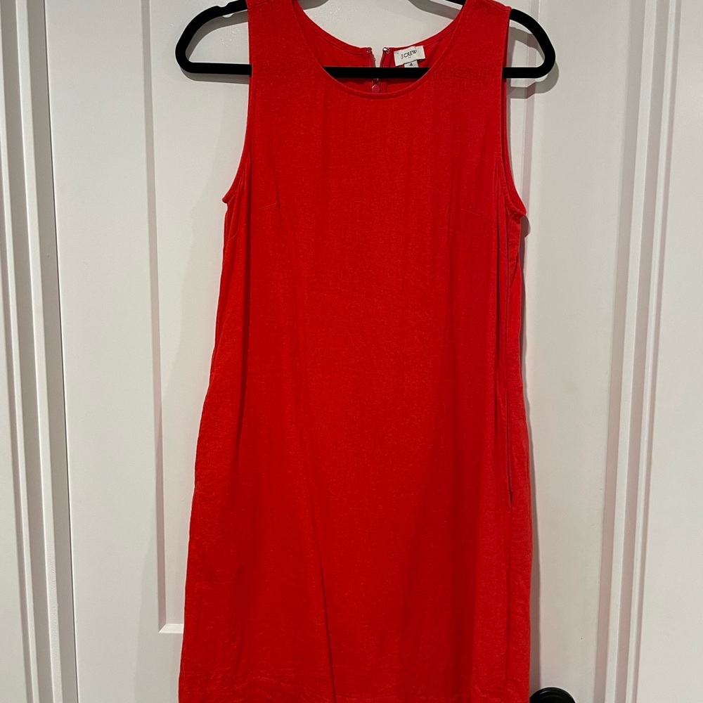 J Crew line bled shift dress size 4